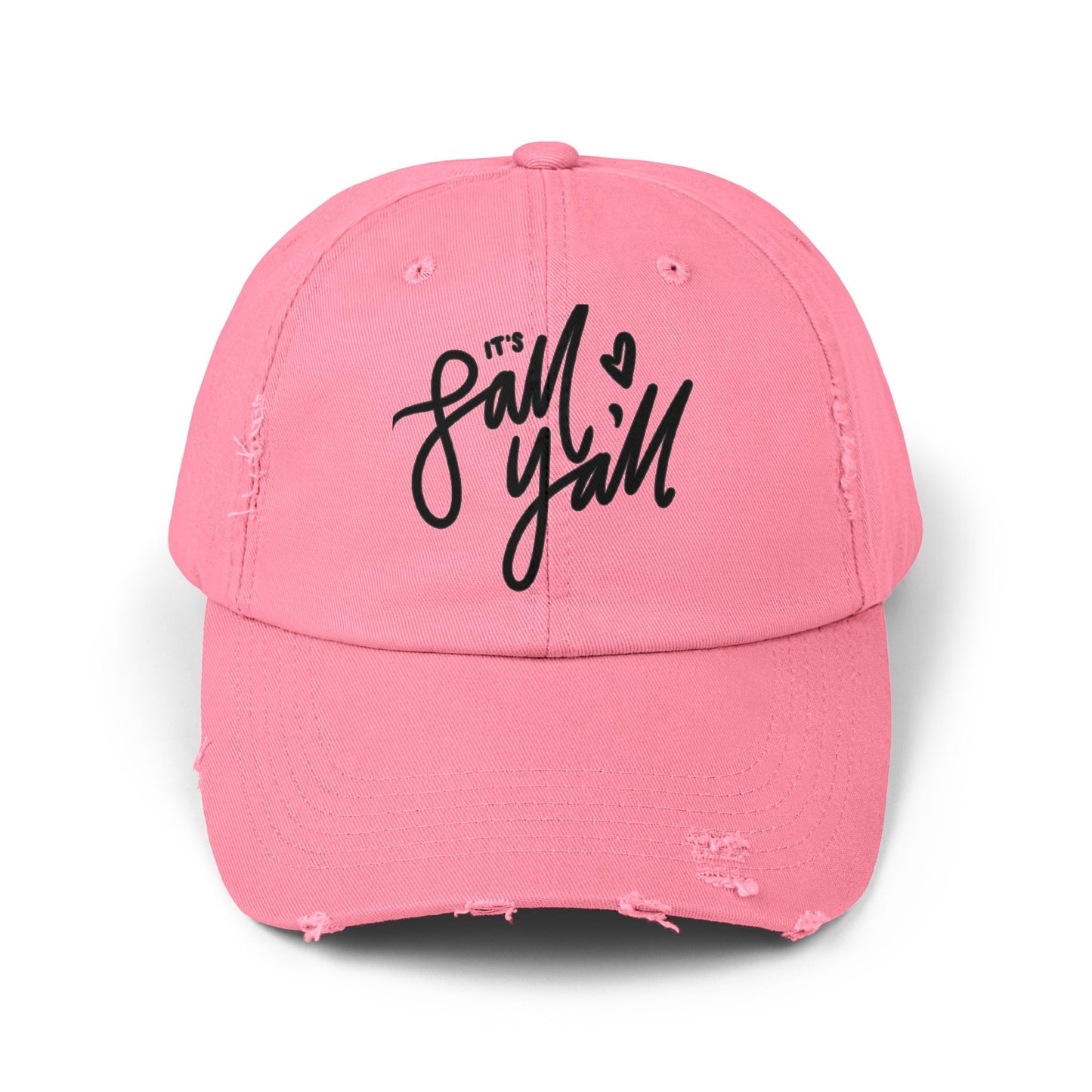 Its Fall Yall Distressed Cap