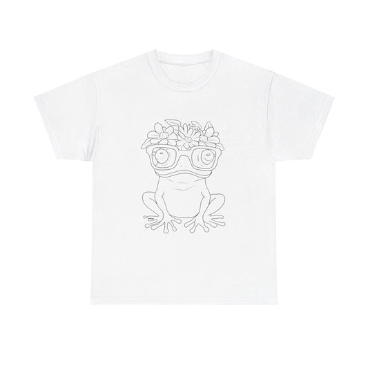 Nerdy Frog Unisex Heavy Cotton Tee