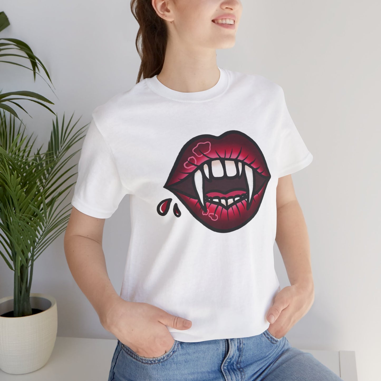 Bad & Boo Jee Lips Unisex Jersey Short Sleeve Tee