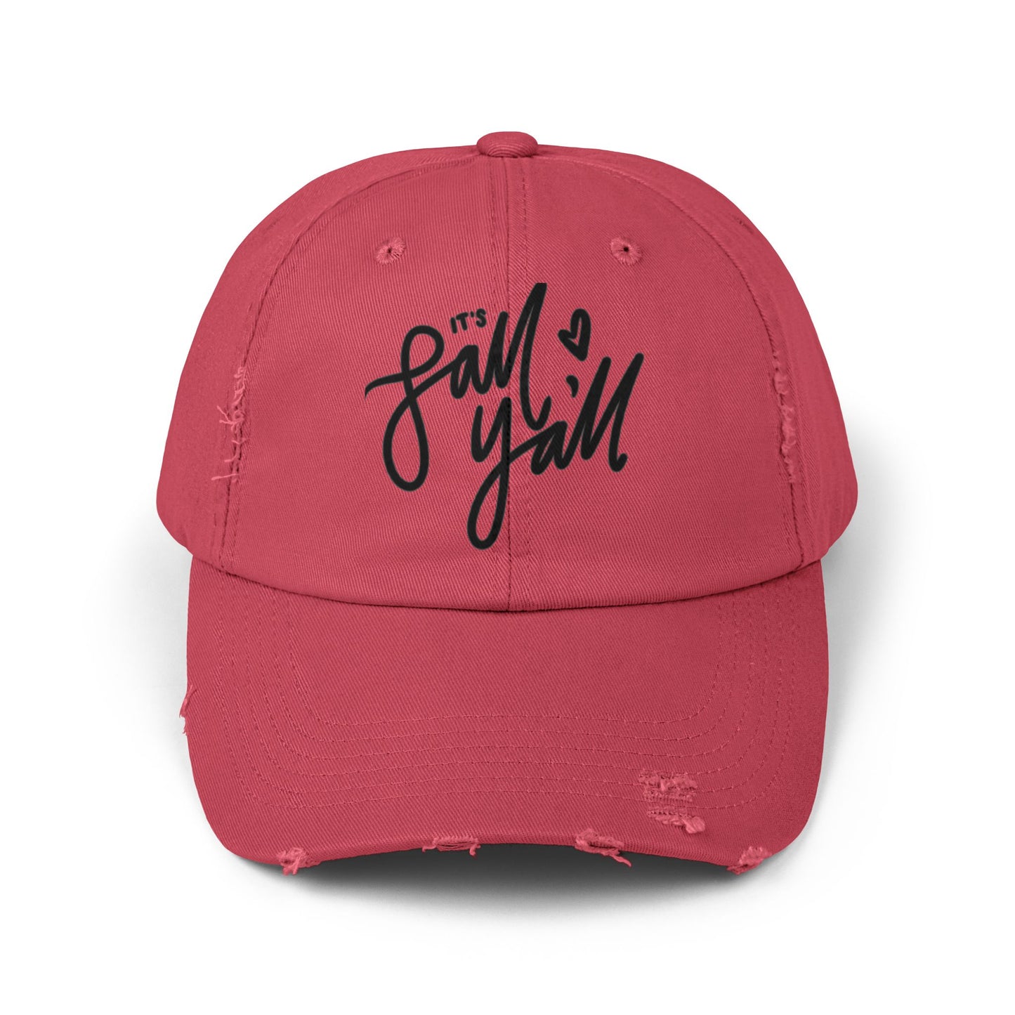 Its Fall Yall Distressed Cap