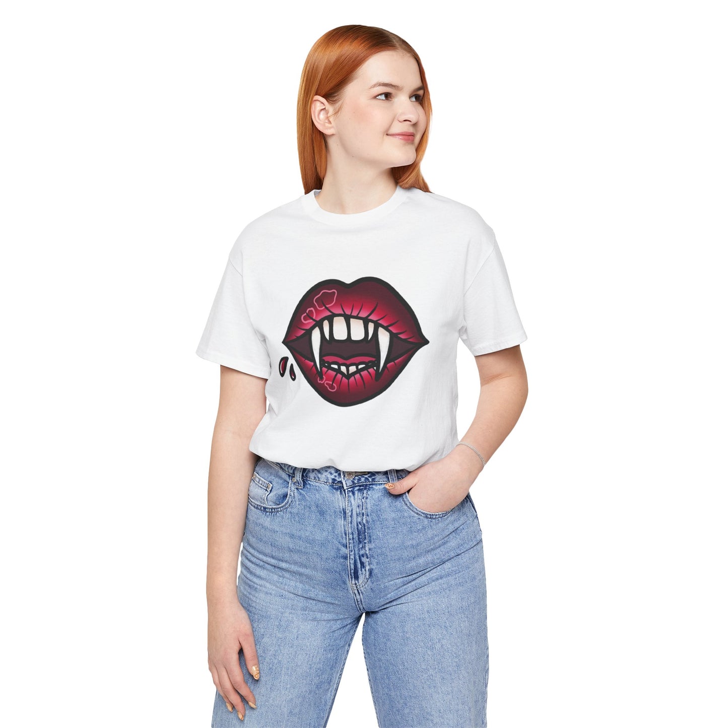 Bad & Boo Jee Lips Unisex Jersey Short Sleeve Tee