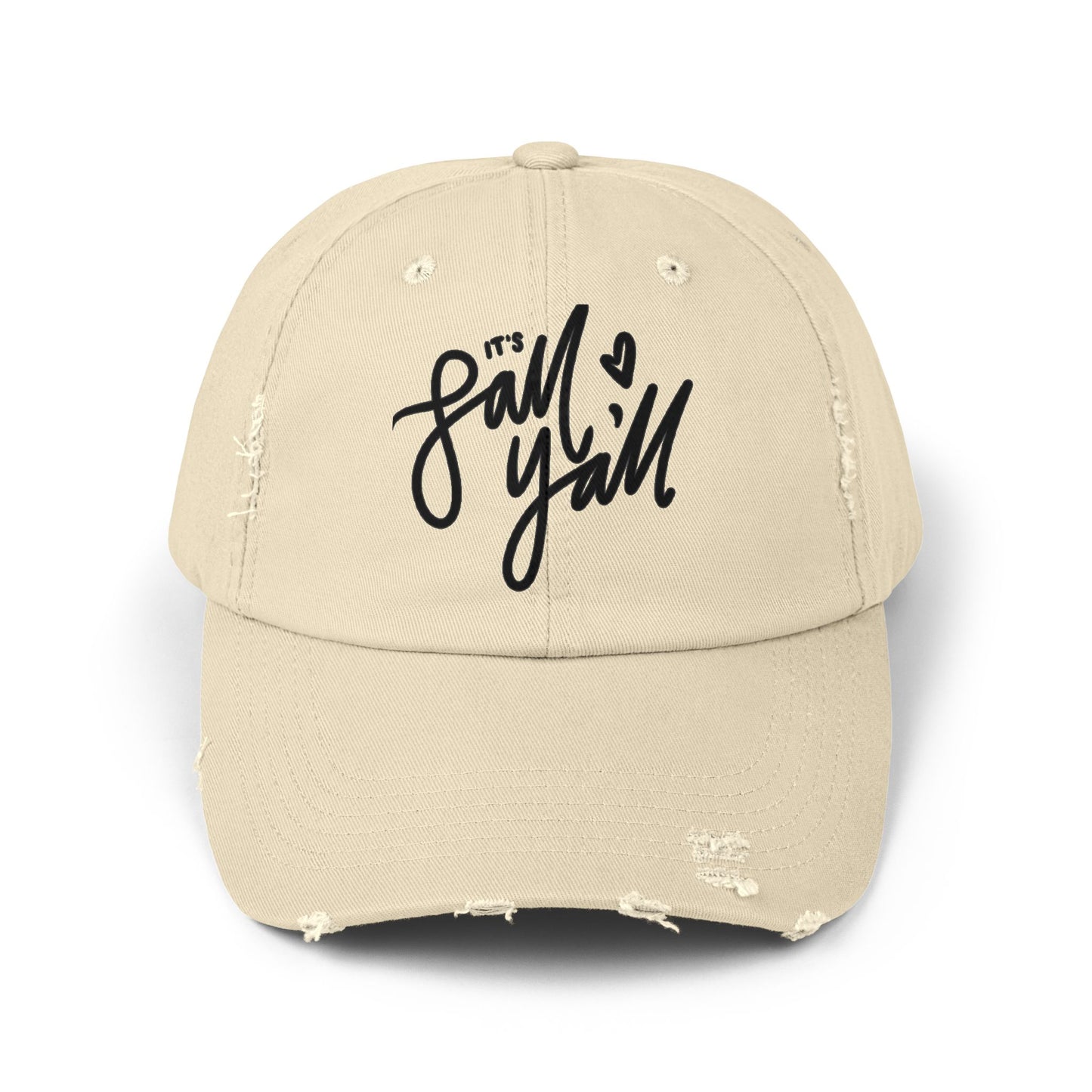 Its Fall Yall Distressed Cap