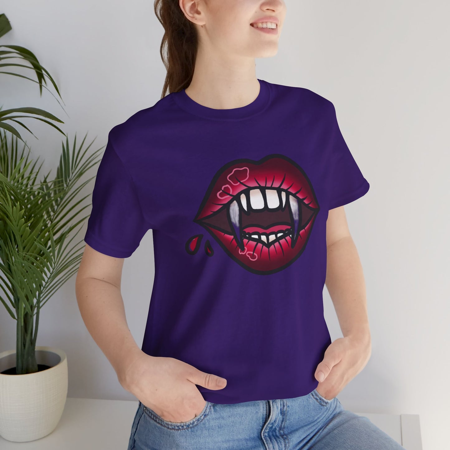 Bad & Boo Jee Lips Unisex Jersey Short Sleeve Tee