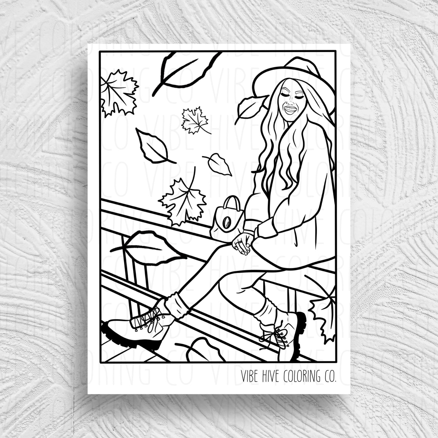 Fall Girlies Bundle  • Digital Download Coloring Pages