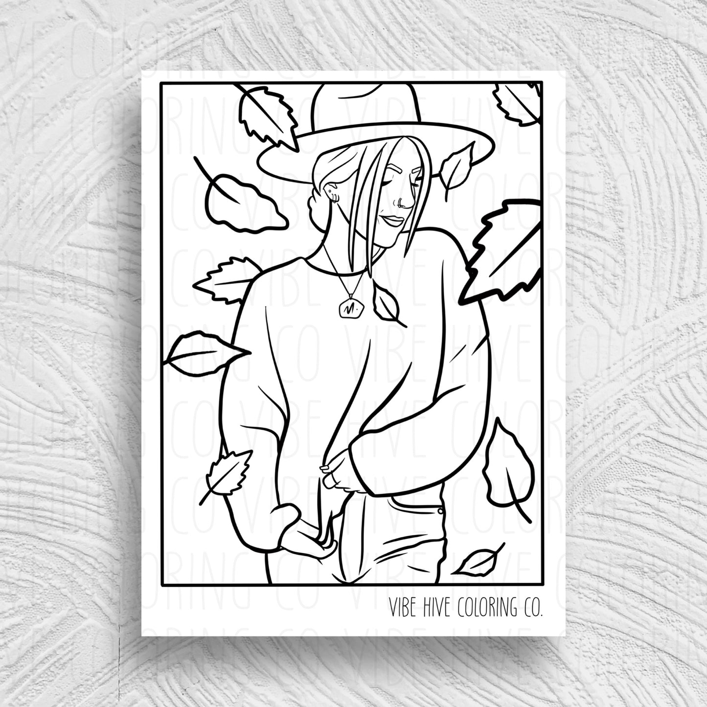 Fall Girlies Bundle  • Digital Download Coloring Pages