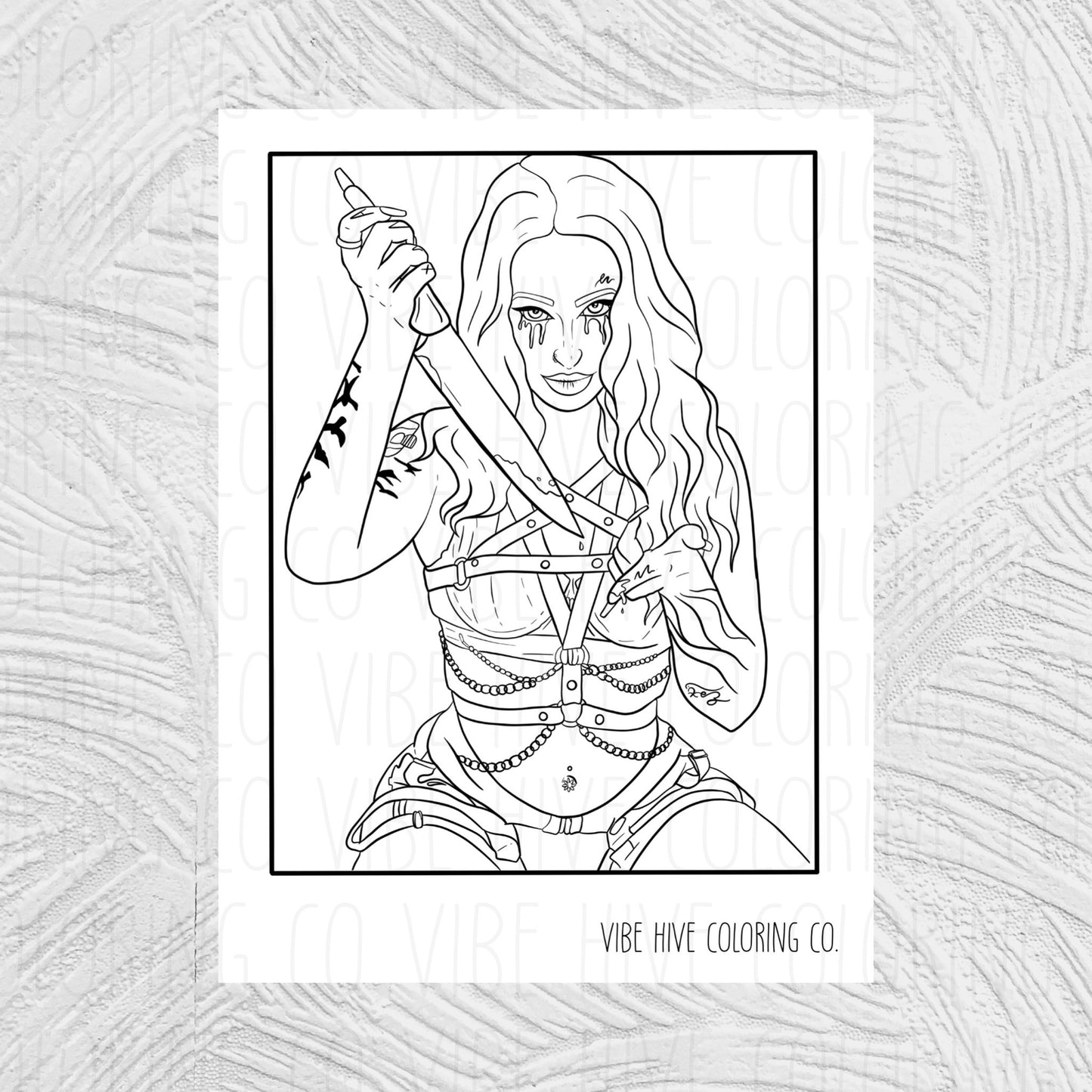 HAYLEY • Digital Download Coloring Page