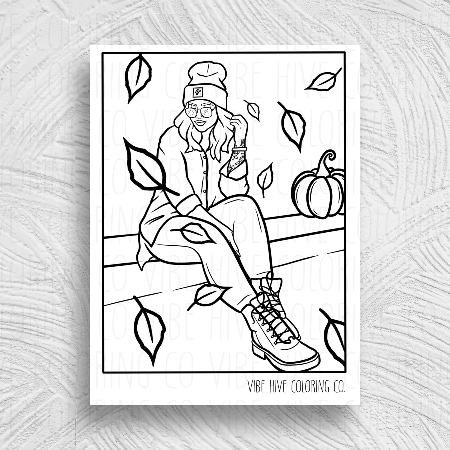 Fall Girlies Bundle  • Digital Download Coloring Pages