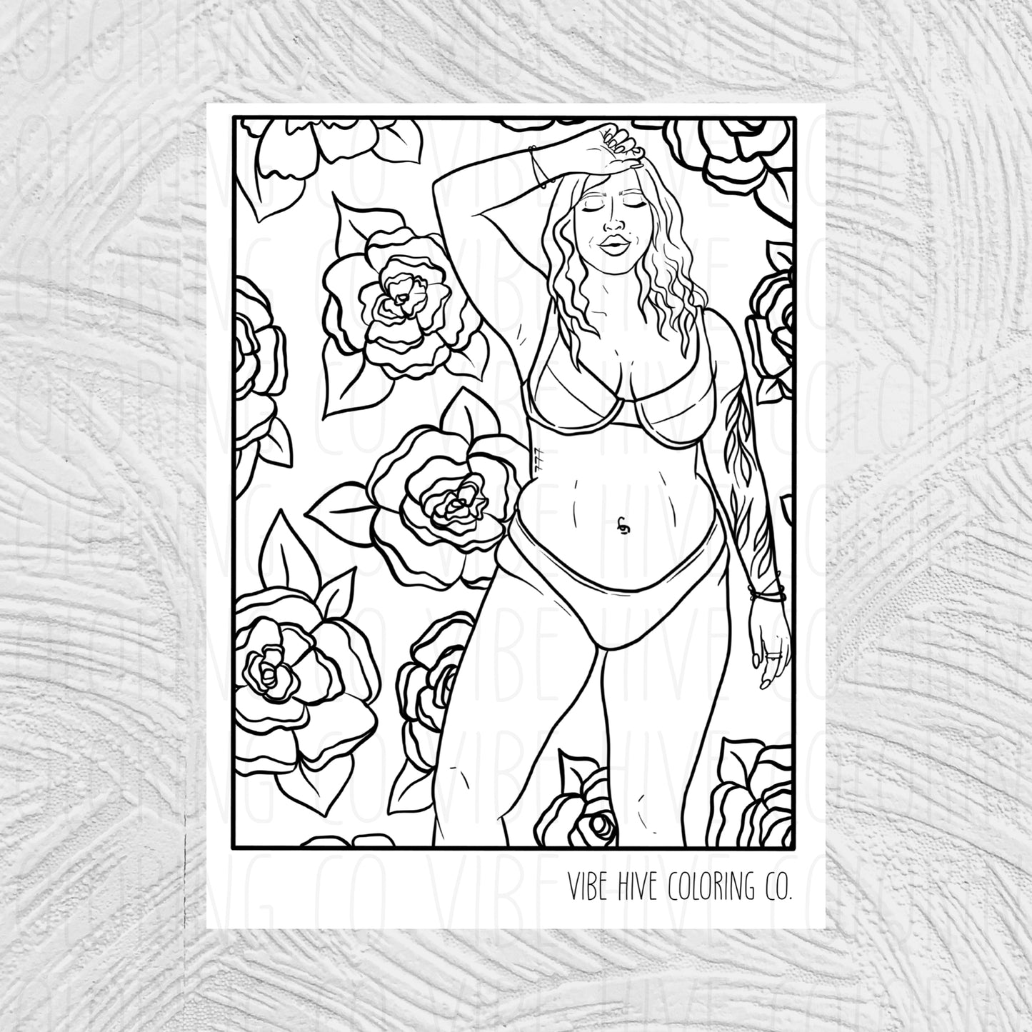 Summer Girlies 2.0 Bundle  • Digital Download Coloring Page