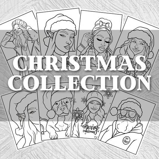 Christmas Collection  • Digital Download Coloring Pages